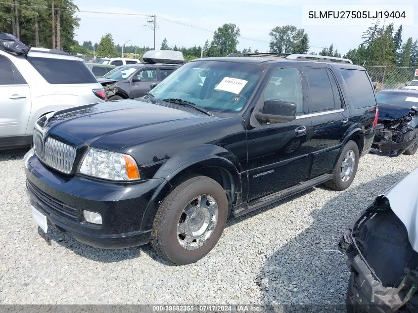 2005 Lincoln Navigator VIN: 5LMFU27505LJ19404 Lot: 39882355