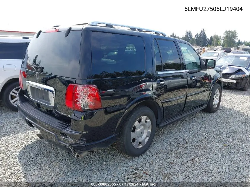 5LMFU27505LJ19404 2005 Lincoln Navigator