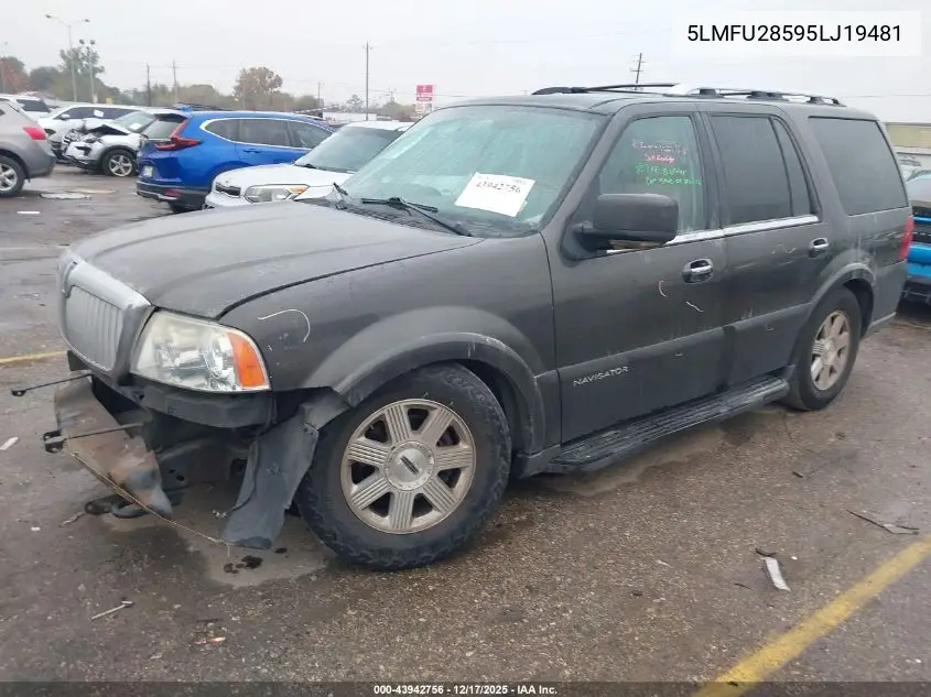 5LMFU28595LJ19481 2005 Lincoln Navigator