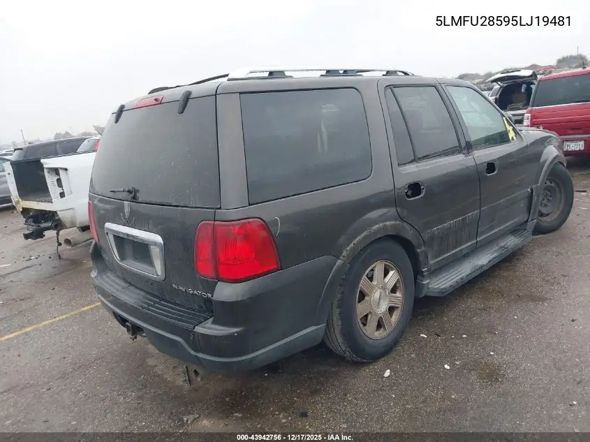 5LMFU28595LJ19481 2005 Lincoln Navigator
