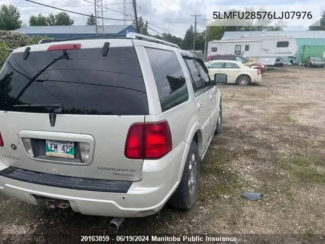 2006 Lincoln Navigator VIN: 5LMFU28576LJ07976 Lot: 20163859