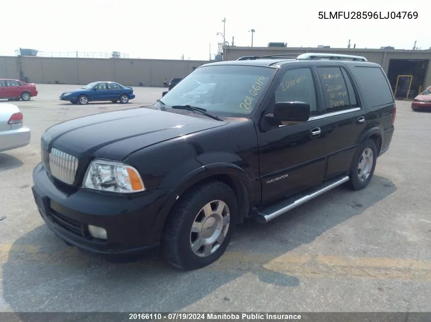 2006 Lincoln Navigator VIN: 5LMFU28596LJ04769 Lot: 20166110