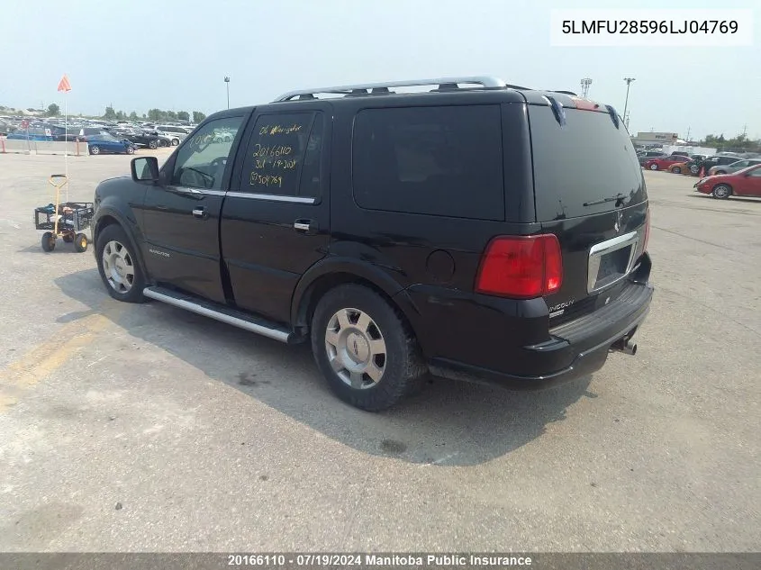 5LMFU28596LJ04769 2006 Lincoln Navigator