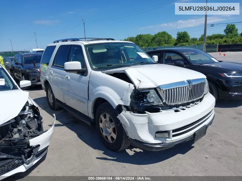 2006 Lincoln Navigator Luxury/Ultimate VIN: 5LMFU28536LJ00264 Lot: 39666184