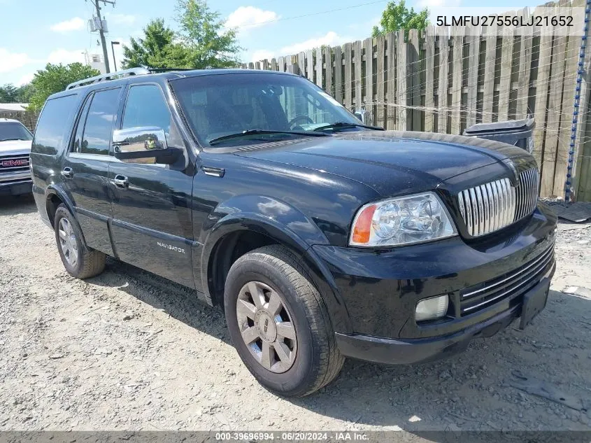 2006 Lincoln Navigator VIN: 5LMFU27556LJ21652 Lot: 39696994