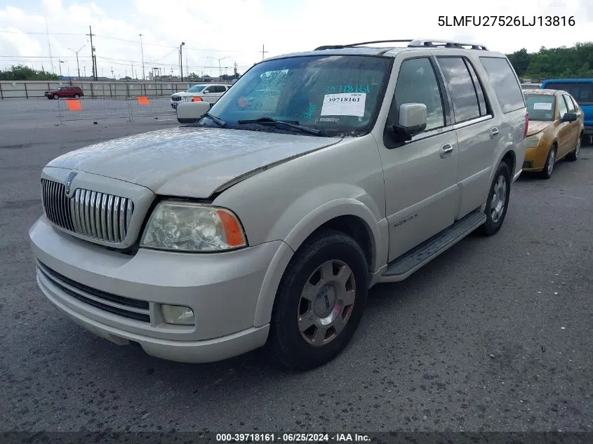 2006 Lincoln Navigator Luxury/Ultimate VIN: 5LMFU27526LJ13816 Lot: 39718161