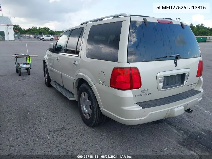 5LMFU27526LJ13816 2006 Lincoln Navigator Luxury/Ultimate