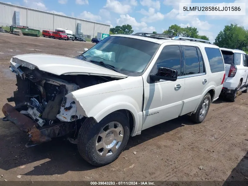 2006 Lincoln Navigator Luxury/Ultimate VIN: 5LMFU28586LJ01586 Lot: 39843283