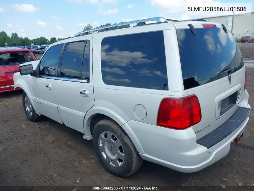 2006 Lincoln Navigator Luxury/Ultimate VIN: 5LMFU28586LJ01586 Lot: 39843283