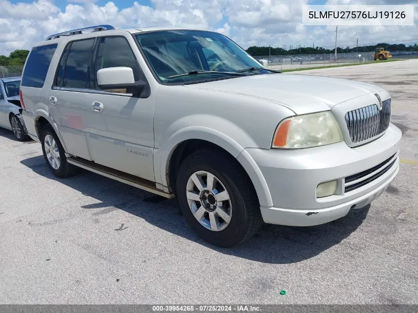 5LMFU27576LJ19126 2006 Lincoln Navigator