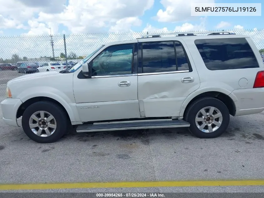 5LMFU27576LJ19126 2006 Lincoln Navigator