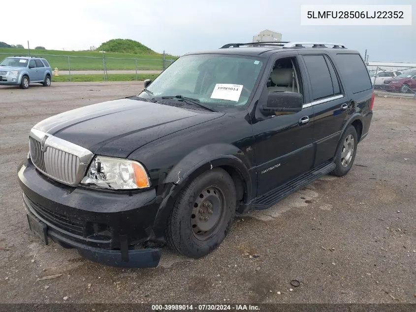 5LMFU28506LJ22352 2006 Lincoln Navigator