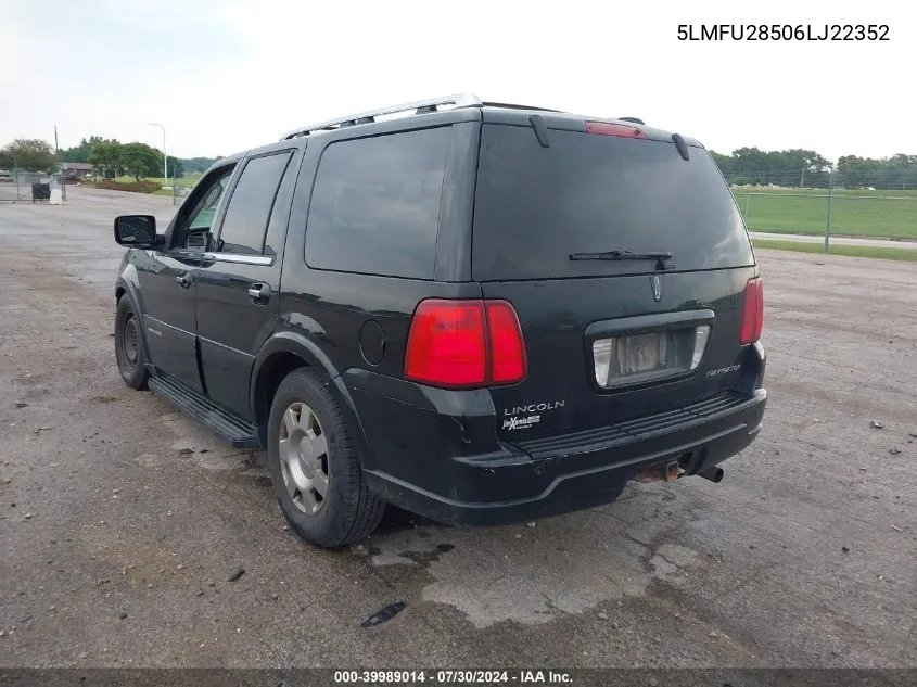 5LMFU28506LJ22352 2006 Lincoln Navigator