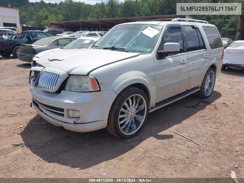 5LMFU28576LJ17567 2006 Lincoln Navigator