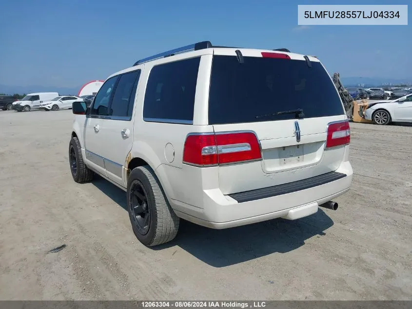 5LMFU28557LJ04334 2007 Lincoln Navigator