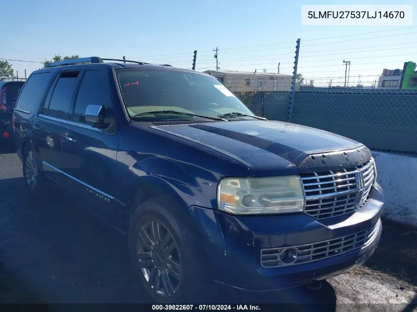 5LMFU27537LJ14670 2007 Lincoln Navigator Ultimate