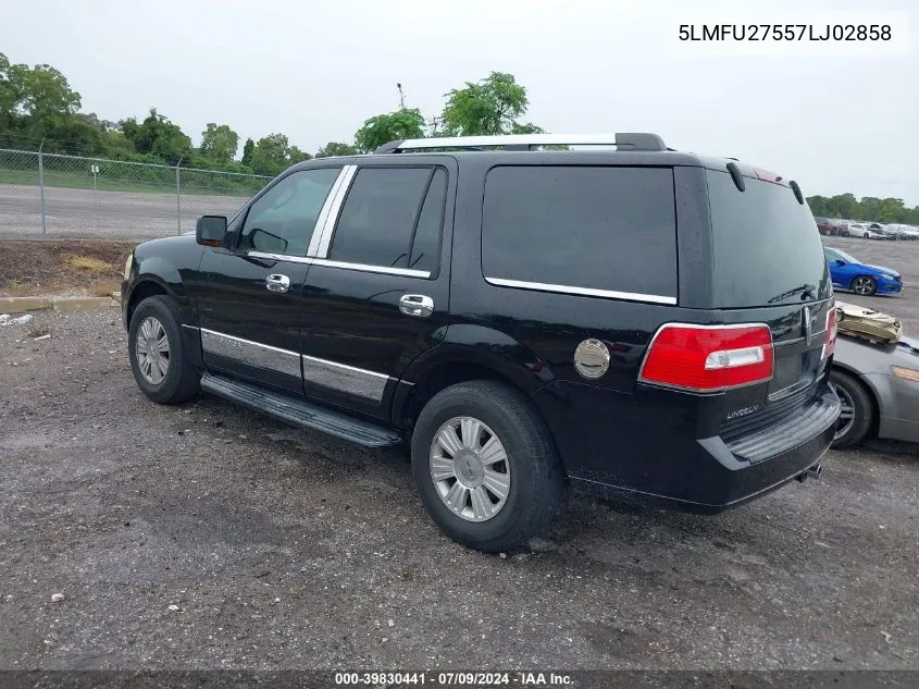 2007 Lincoln Navigator Ultimate VIN: 5LMFU27557LJ02858 Lot: 39830441