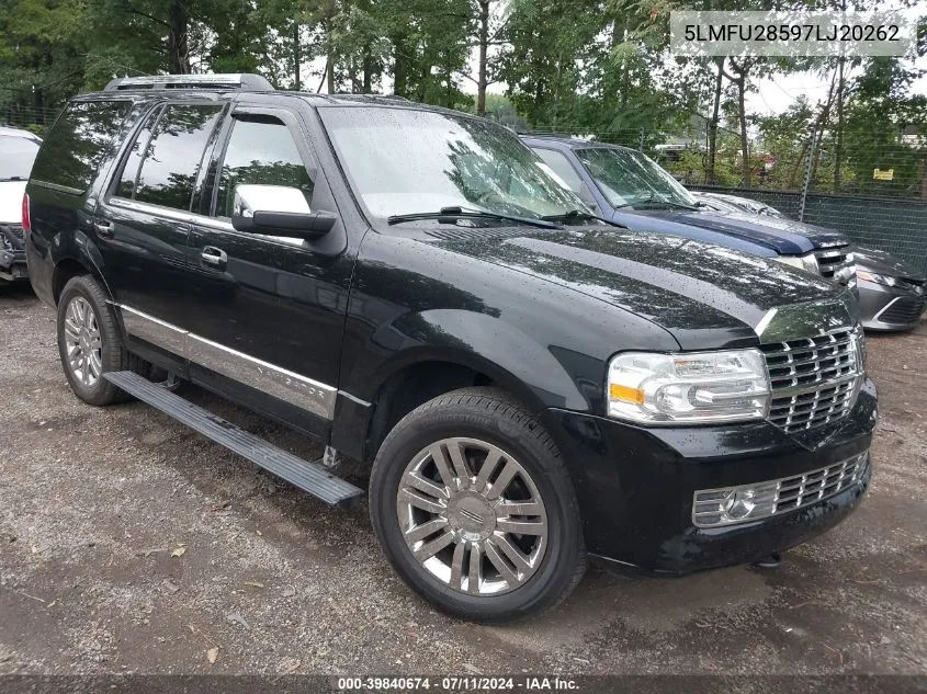 5LMFU28597LJ20262 2007 Lincoln Navigator Ultimate