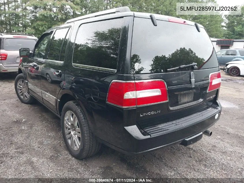 2007 Lincoln Navigator Ultimate VIN: 5LMFU28597LJ20262 Lot: 39840674