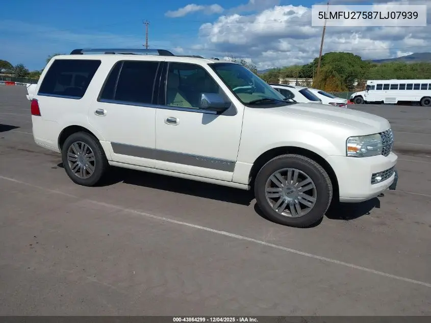 5LMFU27587LJ07939 2007 Lincoln Navigator Ultimate