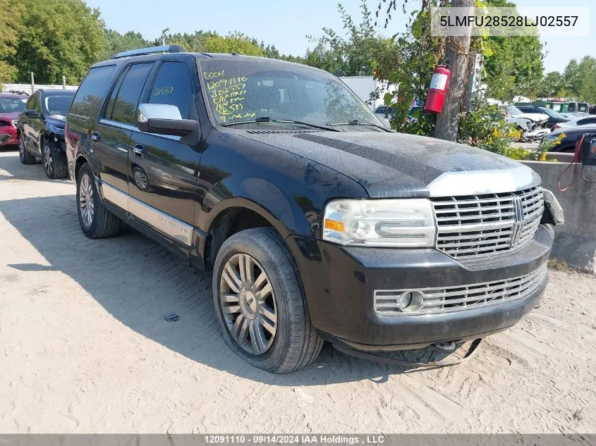 2008 Lincoln Navigator VIN: 5LMFU28528LJ02557 Lot: 12091110