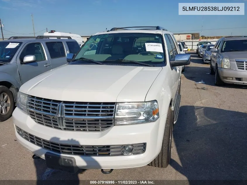 5LMFU28538LJ09212 2008 Lincoln Navigator