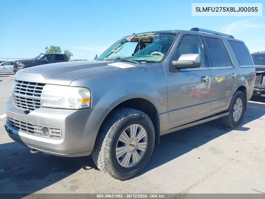 5LMFU275X8LJ00055 2008 Lincoln Navigator