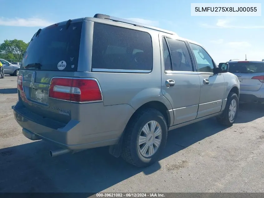 5LMFU275X8LJ00055 2008 Lincoln Navigator