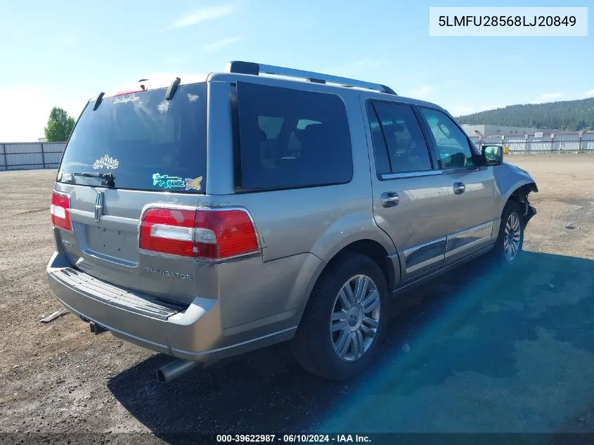 5LMFU28568LJ20849 2008 Lincoln Navigator