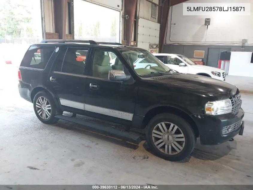 2008 Lincoln Navigator VIN: 5LMFU28578LJ15871 Lot: 39630112