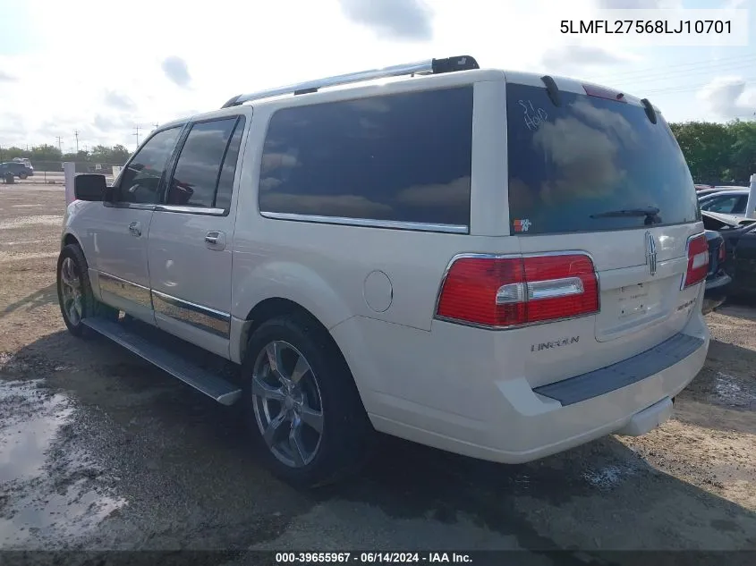 2008 Lincoln Navigator L VIN: 5LMFL27568LJ10701 Lot: 39655967