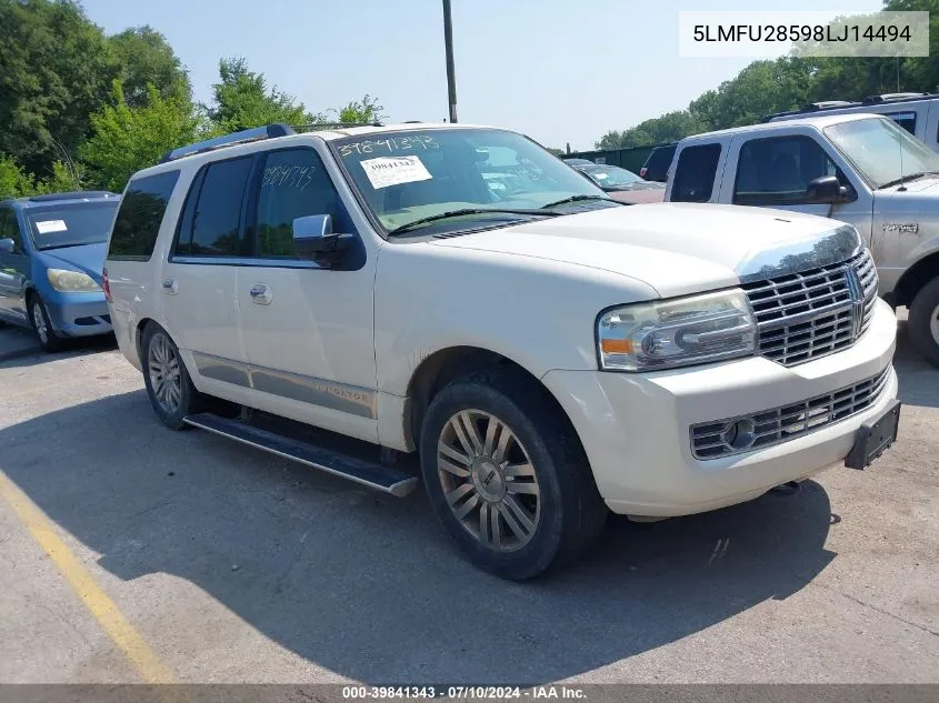 5LMFU28598LJ14494 2008 Lincoln Navigator