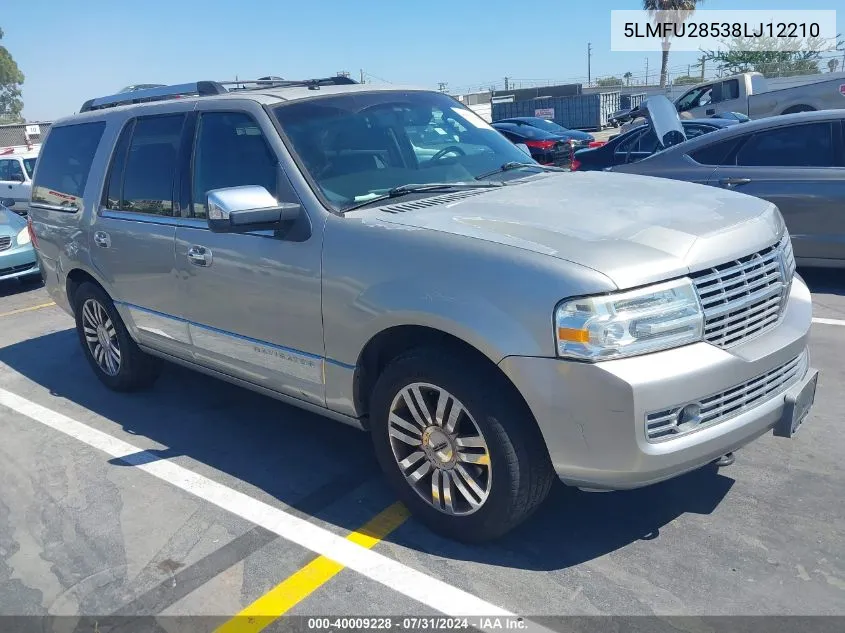 5LMFU28538LJ12210 2008 Lincoln Navigator