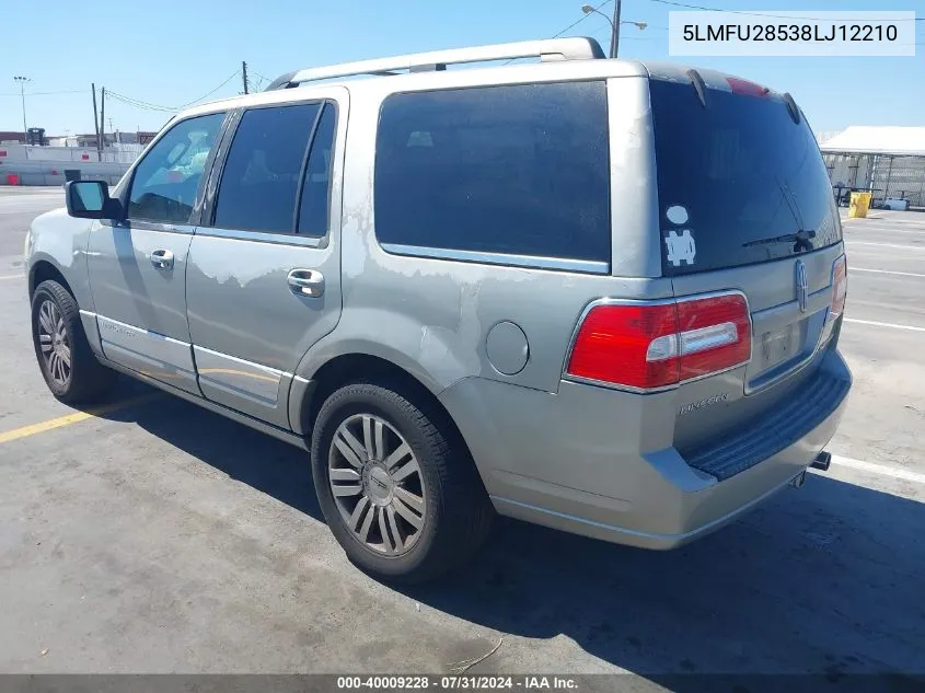 5LMFU28538LJ12210 2008 Lincoln Navigator