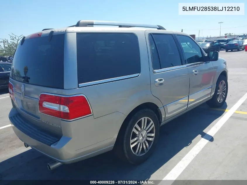 5LMFU28538LJ12210 2008 Lincoln Navigator