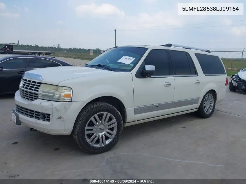 2008 Lincoln Navigator L VIN: 5LMFL28538LJ09164 Lot: 40014149