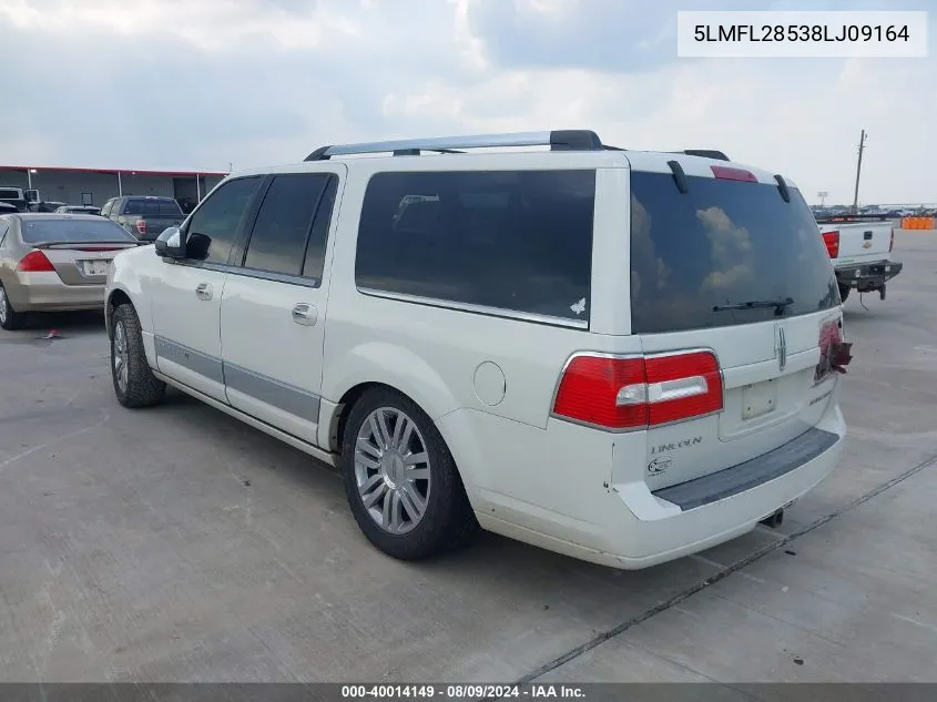 2008 Lincoln Navigator L VIN: 5LMFL28538LJ09164 Lot: 40014149