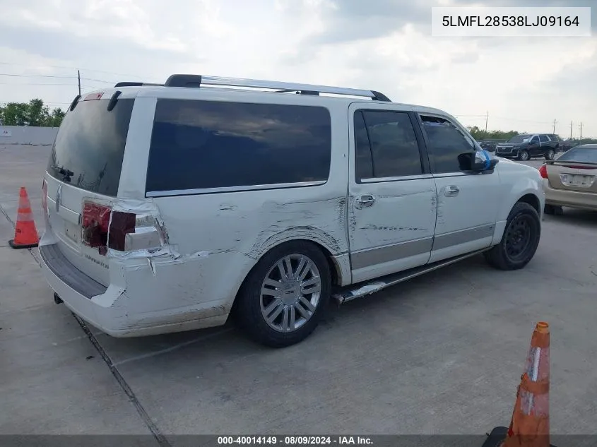 2008 Lincoln Navigator L VIN: 5LMFL28538LJ09164 Lot: 40014149