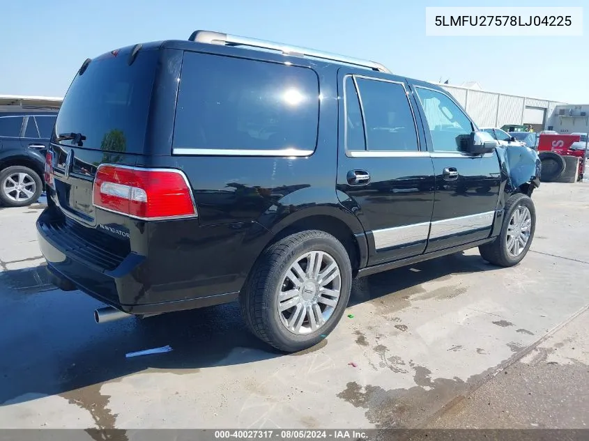 5LMFU27578LJ04225 2008 Lincoln Navigator