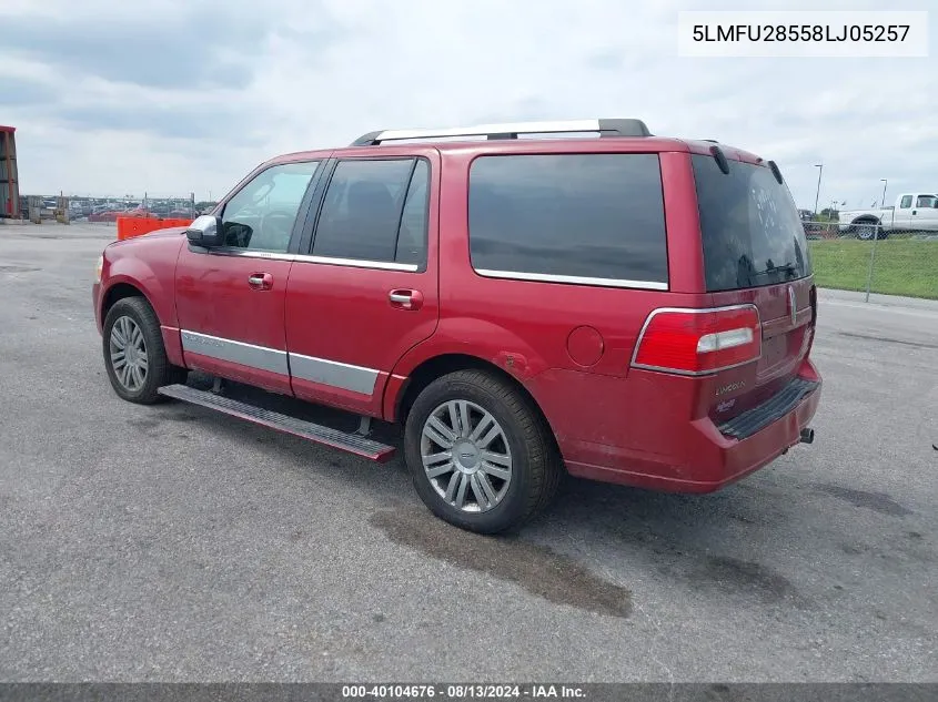 5LMFU28558LJ05257 2008 Lincoln Navigator