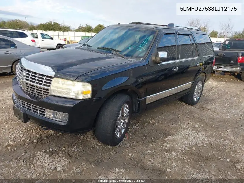 5LMFU27538LJ12175 2008 Lincoln Navigator