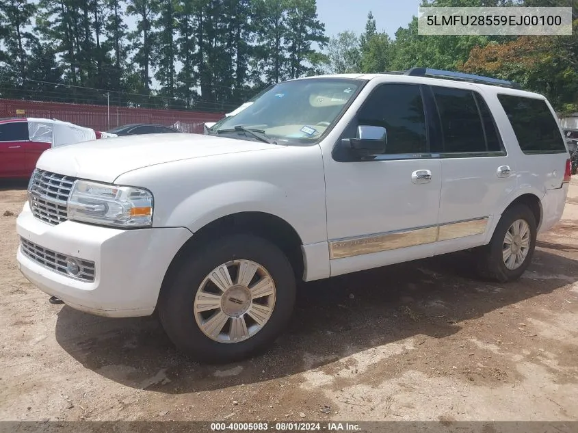 2009 Lincoln Navigator VIN: 5LMFU28559EJ00100 Lot: 40005083