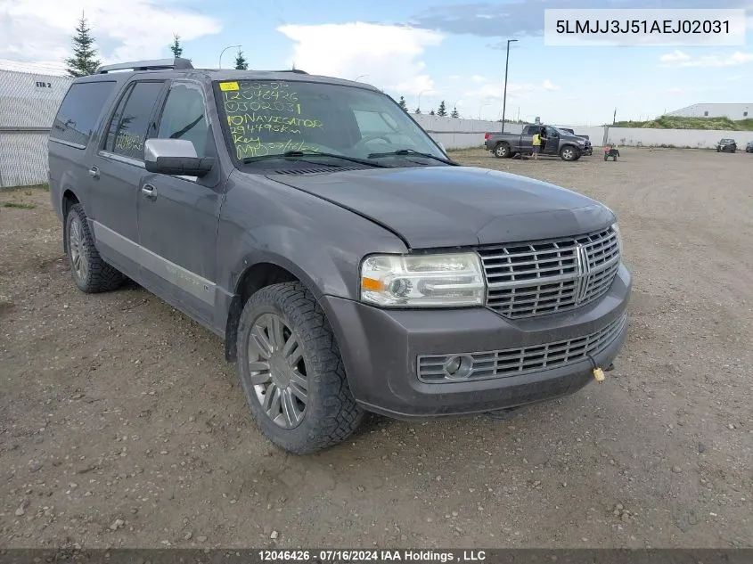 5LMJJ3J51AEJ02031 2010 Lincoln Navigator L