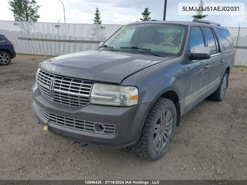 2010 Lincoln Navigator L VIN: 5LMJJ3J51AEJ02031 Lot: 12046426