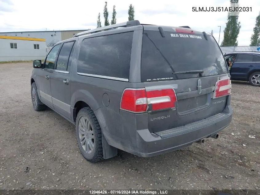 2010 Lincoln Navigator L VIN: 5LMJJ3J51AEJ02031 Lot: 12046426