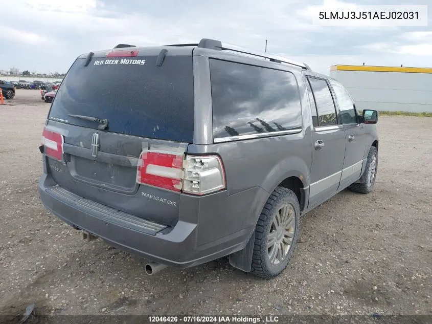 2010 Lincoln Navigator L VIN: 5LMJJ3J51AEJ02031 Lot: 12046426