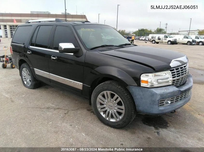 2010 Lincoln Navigator VIN: 5LMJJ2J52AEJ06051 Lot: 20163087