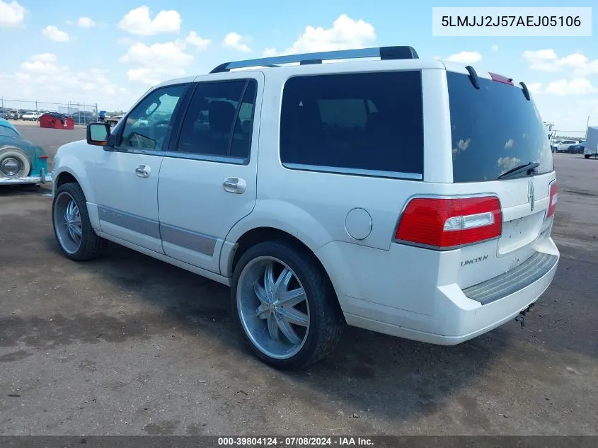 2010 Lincoln Navigator VIN: 5LMJJ2J57AEJ05106 Lot: 39804124