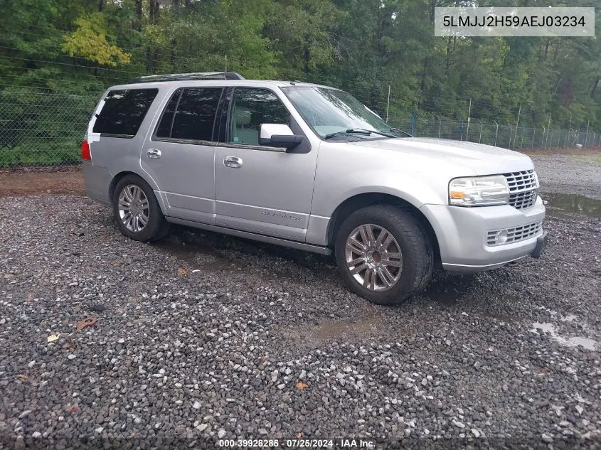 2010 Lincoln Navigator VIN: 5LMJJ2H59AEJ03234 Lot: 39928285