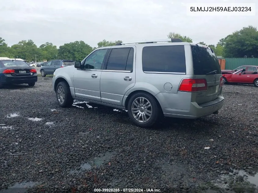 2010 Lincoln Navigator VIN: 5LMJJ2H59AEJ03234 Lot: 39928285